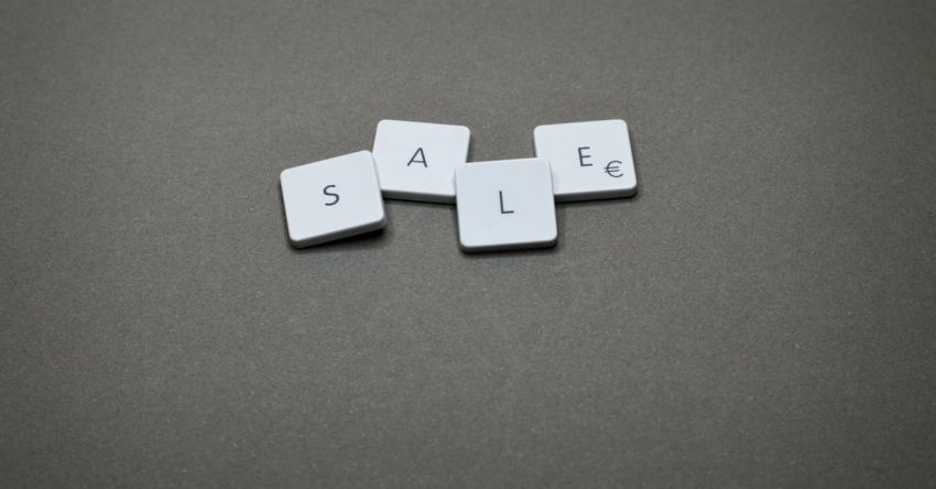 Sales - Four White Sale Boards